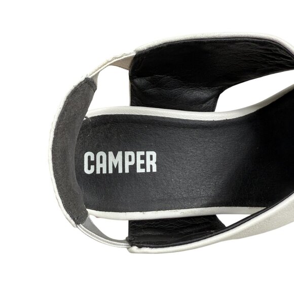 Camper Balloon Calf Leather Slip On Open Toe Wedge Sandals Women's size 39 / 9 - Picture 6 of 10